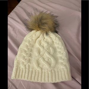 J.Crew factory white knit hat